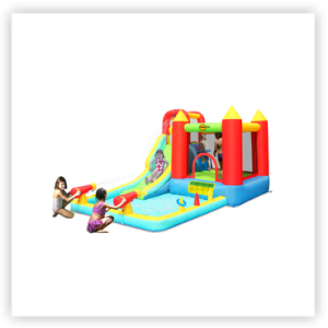 Noleggio gonfiabile jump e splash per feste bambini
