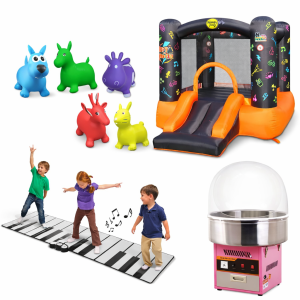 Kit Baby - Set Completo Di Gonfiabile e Giochi Per Festa Di Bambini da 0 a 4 anni