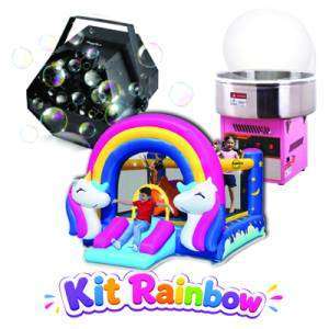 Noleggio Kit di 3 Gonfiabili per Festa Completa